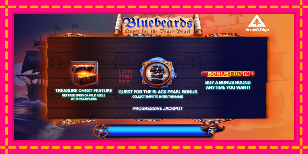 Bluebeard Quest for the Black Pearl - thiết bị chơi game với phần thưởng độc đáo, hình ảnh 1