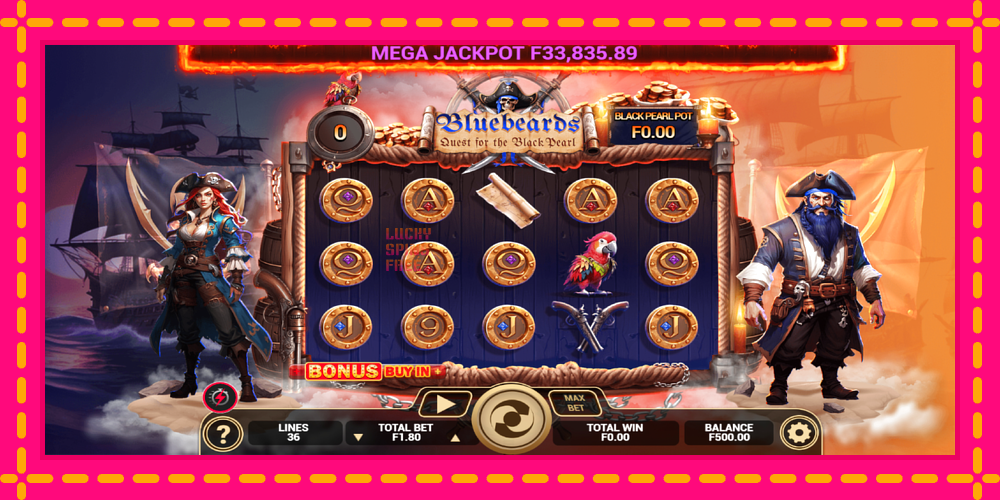 Bluebeard Quest for the Black Pearl - thiết bị chơi game với phần thưởng độc đáo, hình ảnh 2