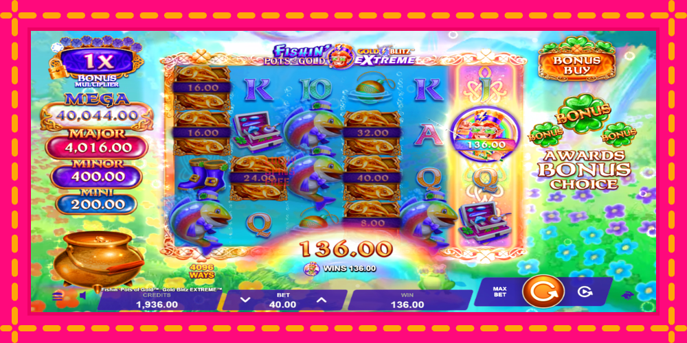 Fishin Pots of Gold: Gold Blitz Extreme - thiết bị chơi game với phần thưởng độc đáo, hình ảnh 3