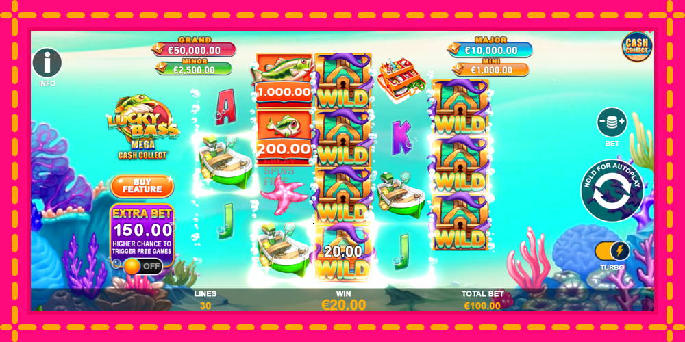 Lucky Bass Mega Cash Collect - thiết bị chơi game với phần thưởng độc đáo, hình ảnh 4