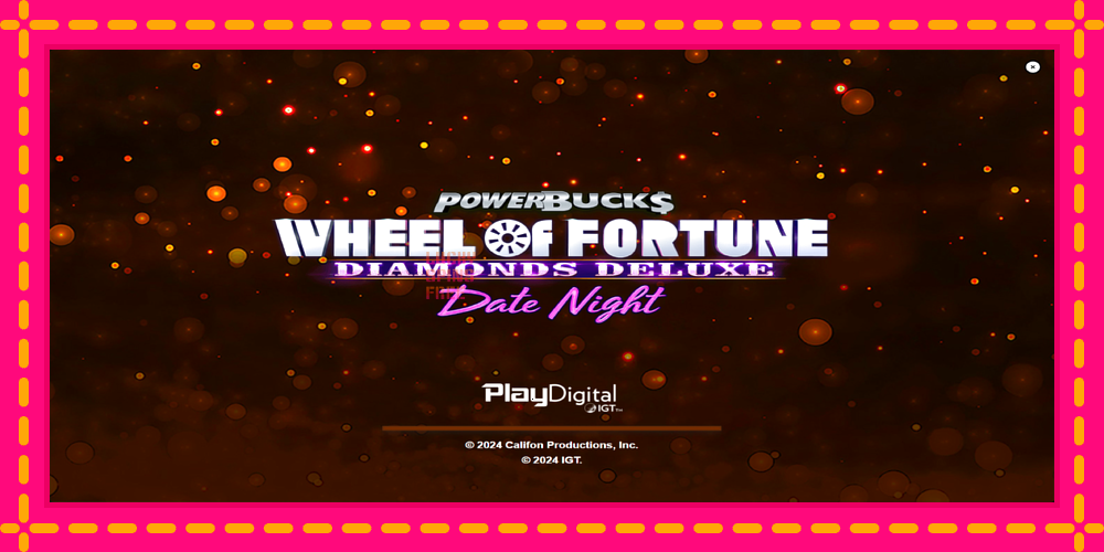 PowerBucks Wheel of Fortune Diamonds Deluxe Date Night - thiết bị chơi game với phần thưởng độc đáo, hình ảnh 1