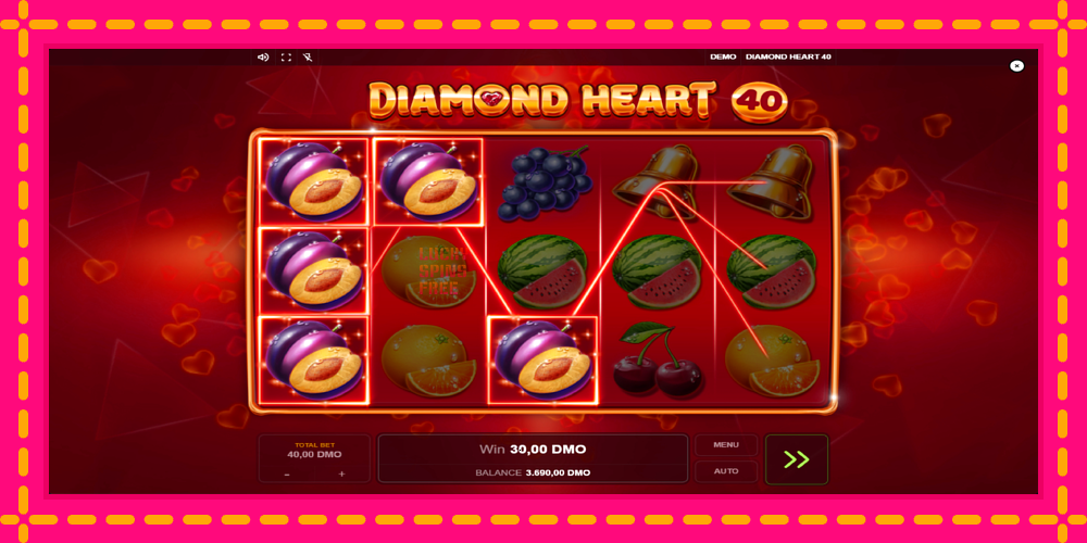 Diamond Heart 40 - thiết bị chơi game với phần thưởng độc đáo, hình ảnh 3