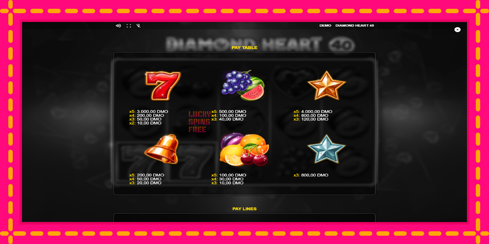 Diamond Heart 40 - thiết bị chơi game với phần thưởng độc đáo, hình ảnh 5