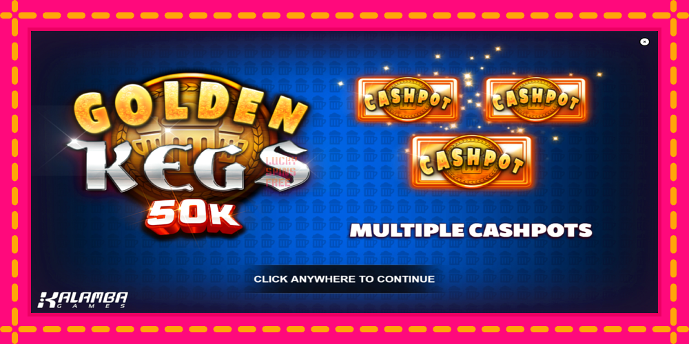 Golden Kegs 50K - thiết bị chơi game với phần thưởng độc đáo, hình ảnh 1