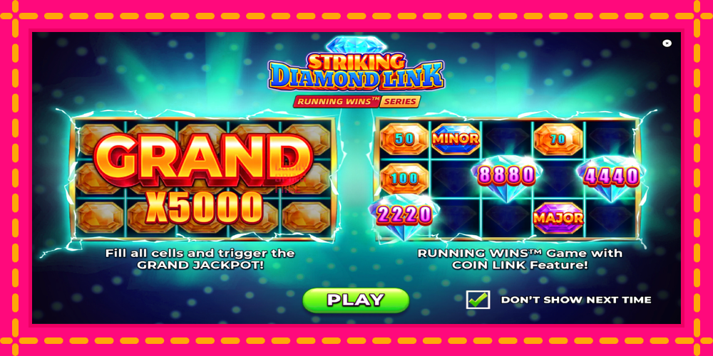 Striking Diamond Link - thiết bị chơi game với phần thưởng độc đáo, hình ảnh 1