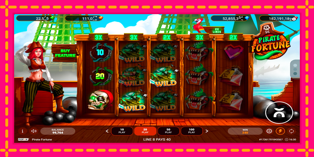 Pirate Fortune - thiết bị chơi game với phần thưởng độc đáo, hình ảnh 3