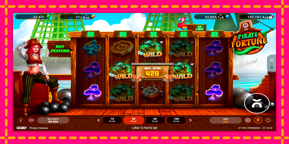 Pirate Fortune - thiết bị chơi game với phần thưởng độc đáo, hình ảnh 5