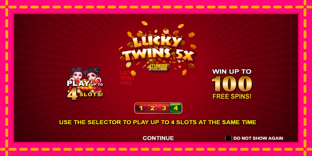 Lucky Twins 5X 4Tune Reels - thiết bị chơi game với phần thưởng độc đáo, hình ảnh 1