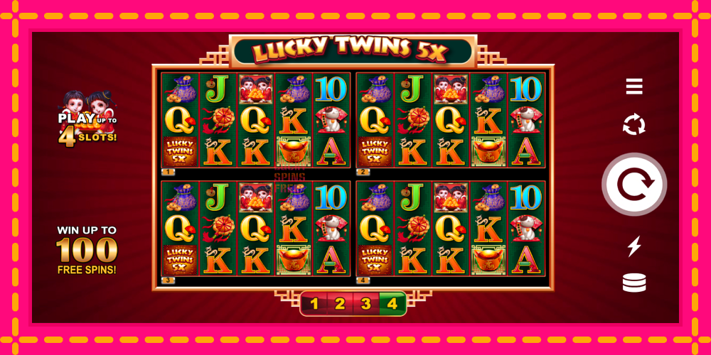 Lucky Twins 5X 4Tune Reels - thiết bị chơi game với phần thưởng độc đáo, hình ảnh 2