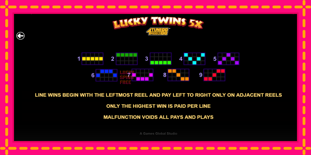 Lucky Twins 5X 4Tune Reels - thiết bị chơi game với phần thưởng độc đáo, hình ảnh 7