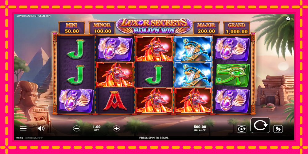 Luxor Secrets Holdn Win - thiết bị chơi game với phần thưởng độc đáo, hình ảnh 2