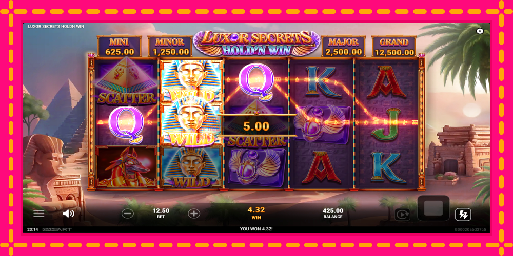 Luxor Secrets Holdn Win - thiết bị chơi game với phần thưởng độc đáo, hình ảnh 3