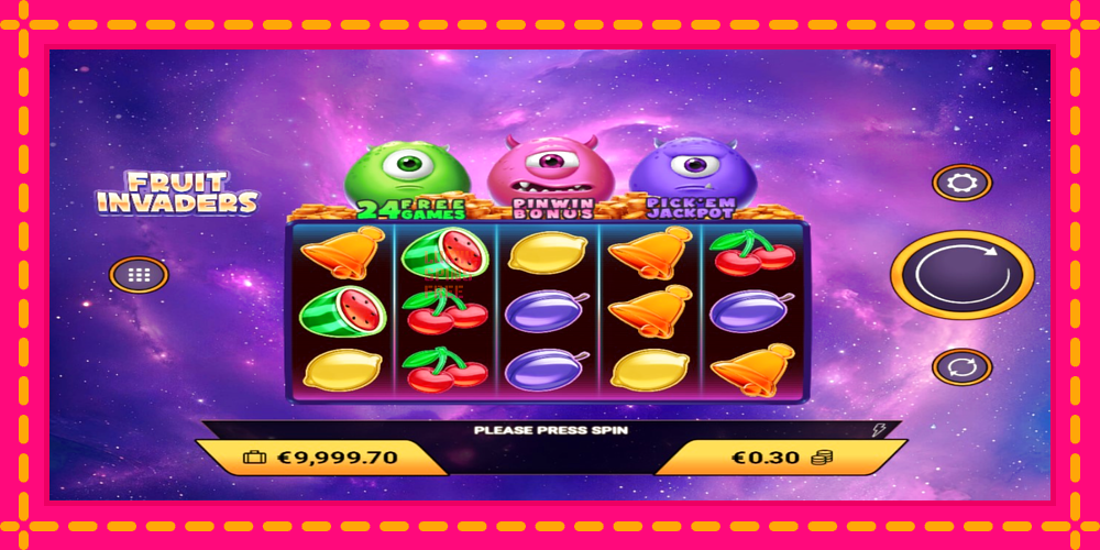 Fruit Invaders - thiết bị chơi game với phần thưởng độc đáo, hình ảnh 2