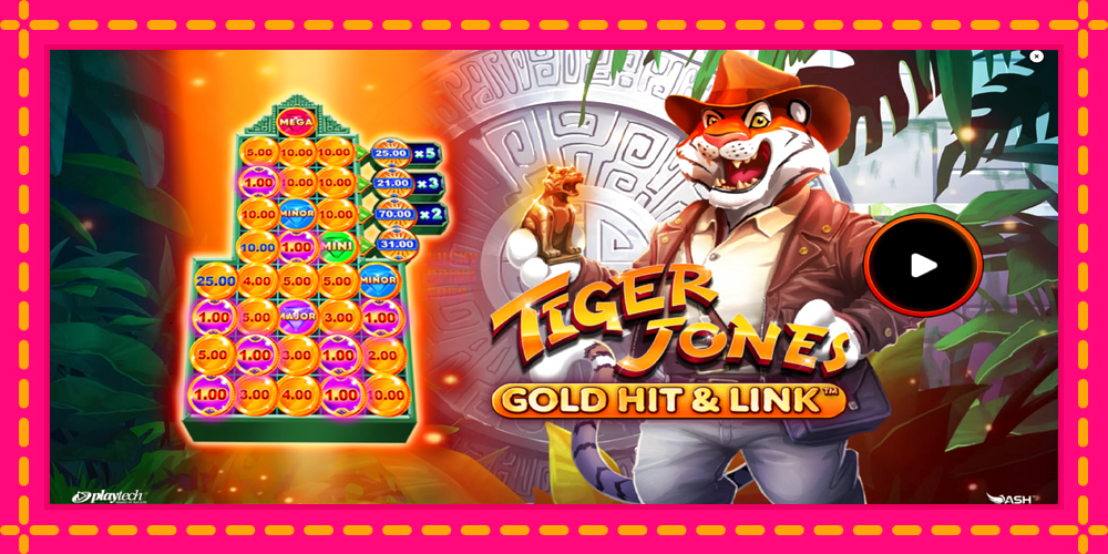 Gold Hit & Link: Tiger Jones - thiết bị chơi game với phần thưởng độc đáo, hình ảnh 1