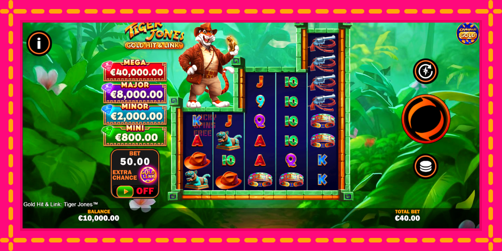 Gold Hit & Link: Tiger Jones - thiết bị chơi game với phần thưởng độc đáo, hình ảnh 2