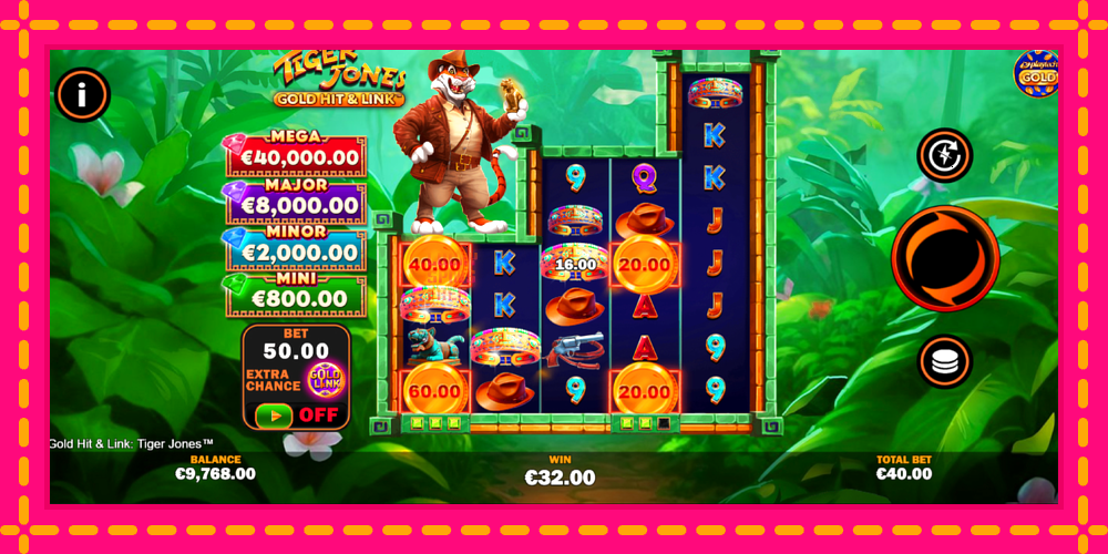 Gold Hit & Link: Tiger Jones - thiết bị chơi game với phần thưởng độc đáo, hình ảnh 4