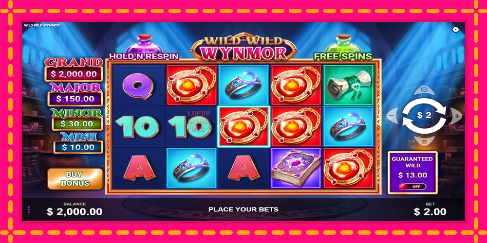 Wild Wild Wynmor - thiết bị chơi game với phần thưởng độc đáo, hình ảnh 2