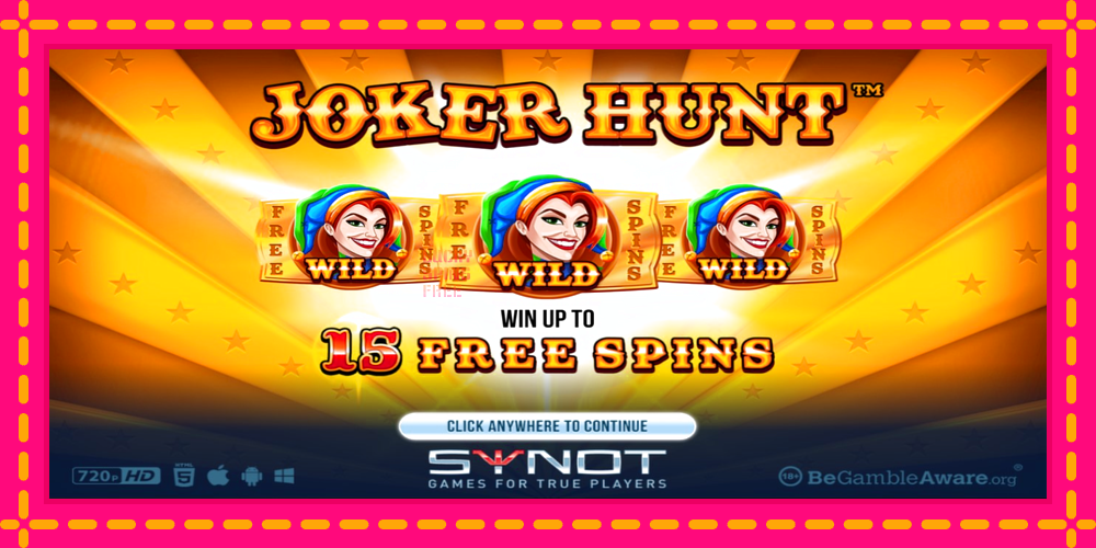 Joker Hunt - thiết bị chơi game với phần thưởng độc đáo, hình ảnh 1