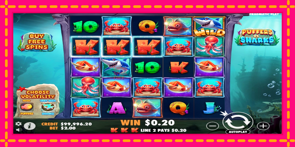 Puffers Vs Sharks - thiết bị chơi game với phần thưởng độc đáo, hình ảnh 3