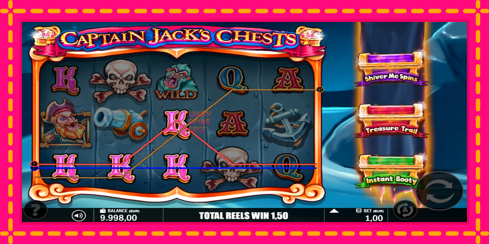 Captain Jacks Chests - thiết bị chơi game với phần thưởng độc đáo, hình ảnh 2