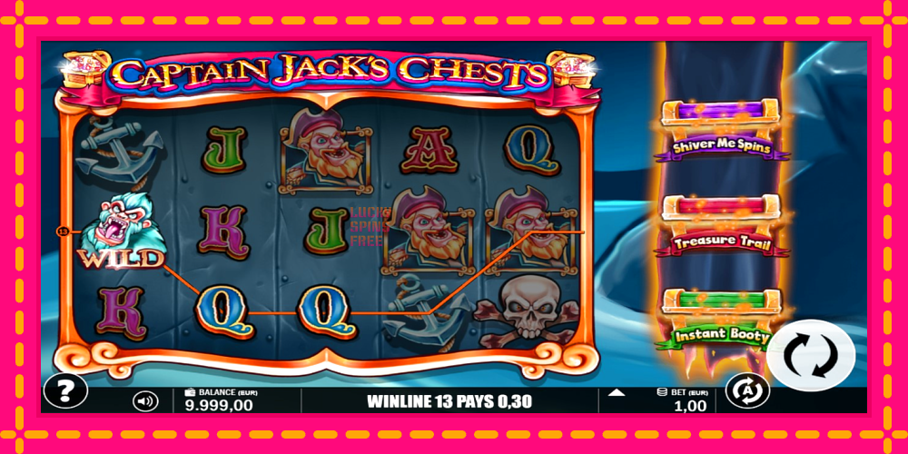 Captain Jacks Chests - thiết bị chơi game với phần thưởng độc đáo, hình ảnh 3