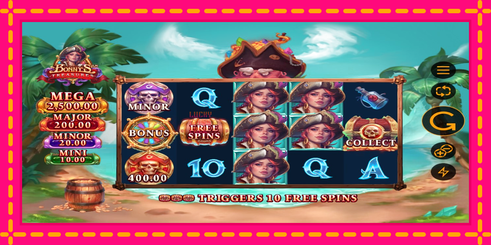 Bonnys Treasures - thiết bị chơi game với phần thưởng độc đáo, hình ảnh 1