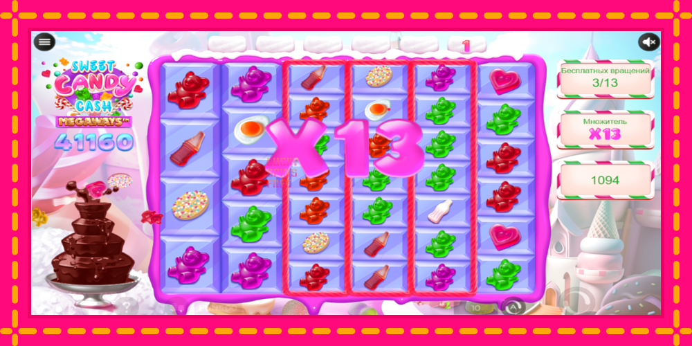 Sweet Candy Cash Megaway - thiết bị chơi game với phần thưởng độc đáo, hình ảnh 1