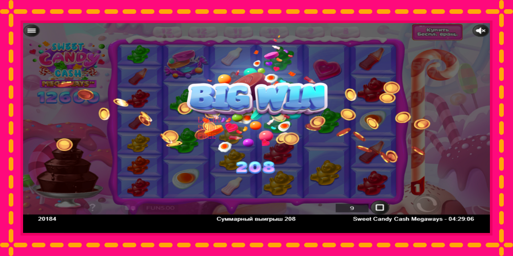 Sweet Candy Cash Megaway - thiết bị chơi game với phần thưởng độc đáo, hình ảnh 3