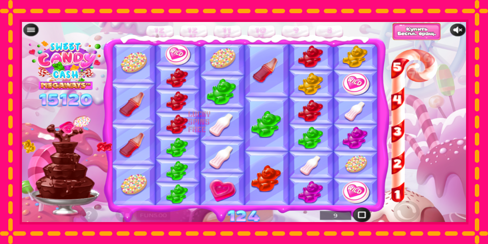 Sweet Candy Cash Megaway - thiết bị chơi game với phần thưởng độc đáo, hình ảnh 5