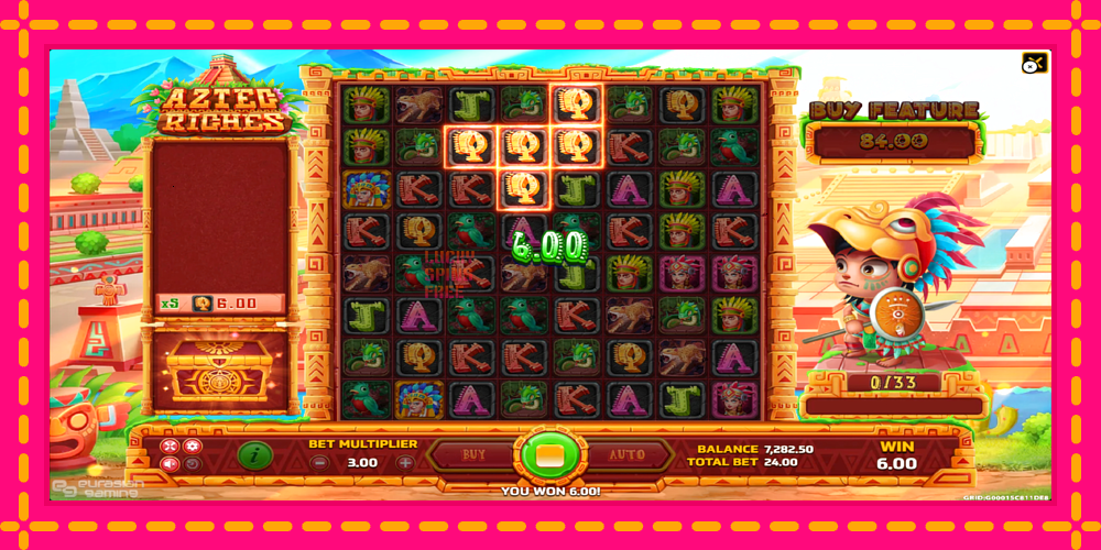 Aztec Riches - thiết bị chơi game với phần thưởng độc đáo, hình ảnh 3