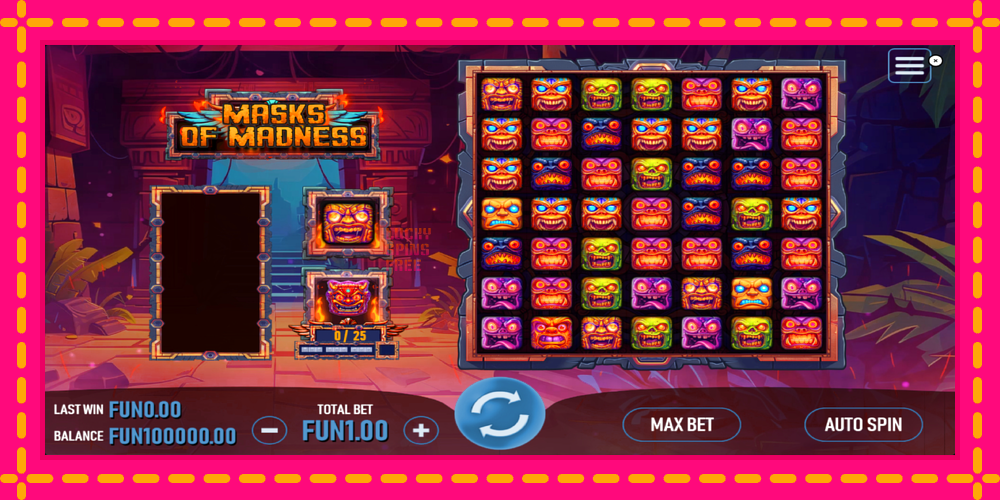 Masks of Madness - thiết bị chơi game với phần thưởng độc đáo, hình ảnh 1