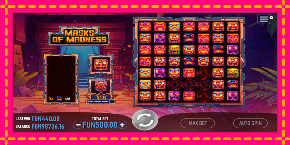 Masks of Madness - thiết bị chơi game với phần thưởng độc đáo, hình ảnh 2