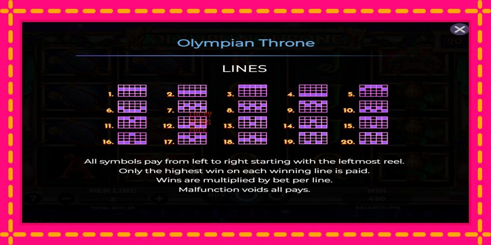 Olympian Throne - thiết bị chơi game với phần thưởng độc đáo, hình ảnh 4