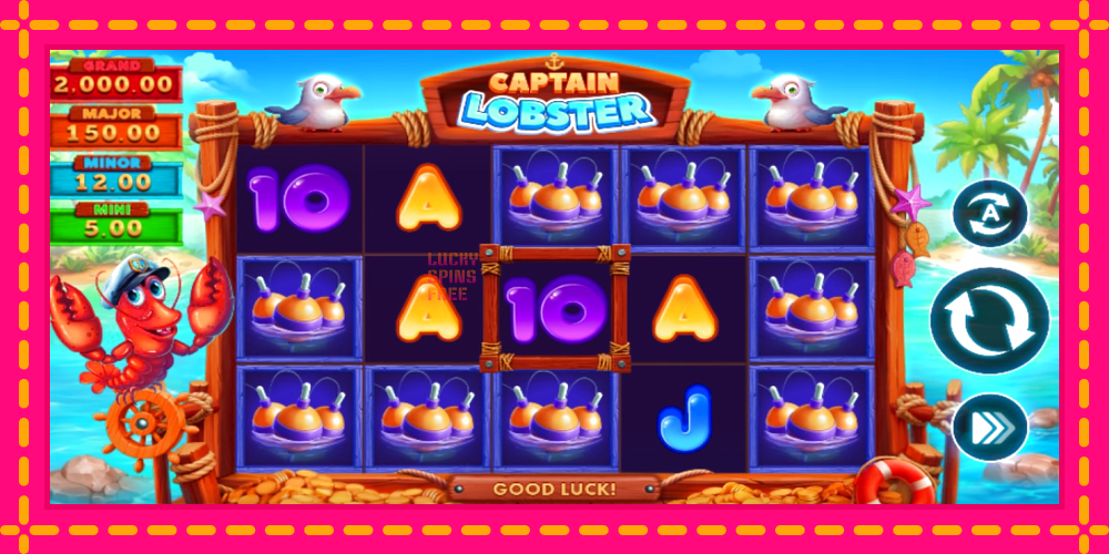 Captain Lobster - thiết bị chơi game với phần thưởng độc đáo, hình ảnh 1