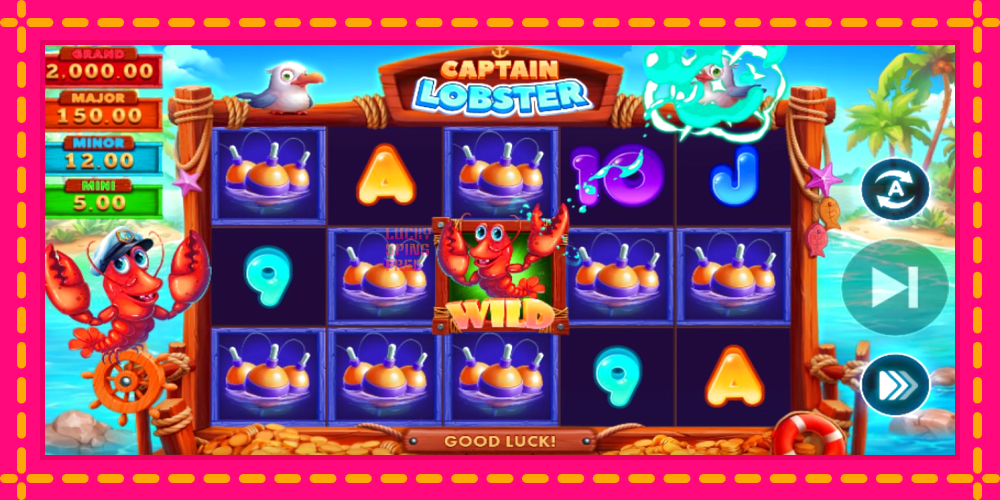 Captain Lobster - thiết bị chơi game với phần thưởng độc đáo, hình ảnh 3