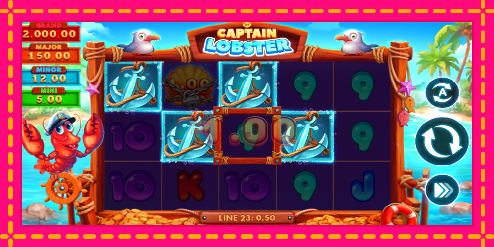 Captain Lobster - thiết bị chơi game với phần thưởng độc đáo, hình ảnh 4