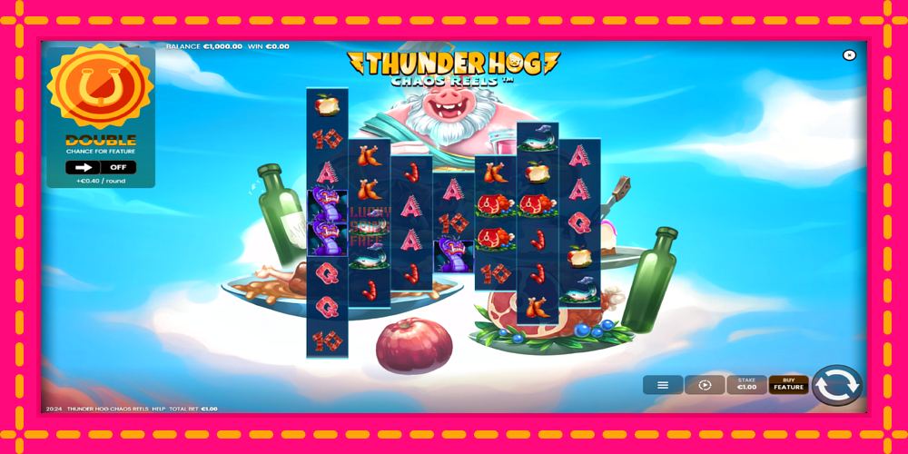 Thunder Hog Chaos Reels - thiết bị chơi game với phần thưởng độc đáo, hình ảnh 2