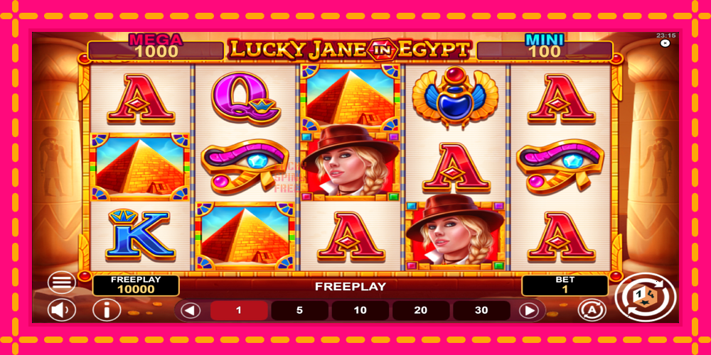 Lucky Jane in Egypt Hold & Win - thiết bị chơi game với phần thưởng độc đáo, hình ảnh 2