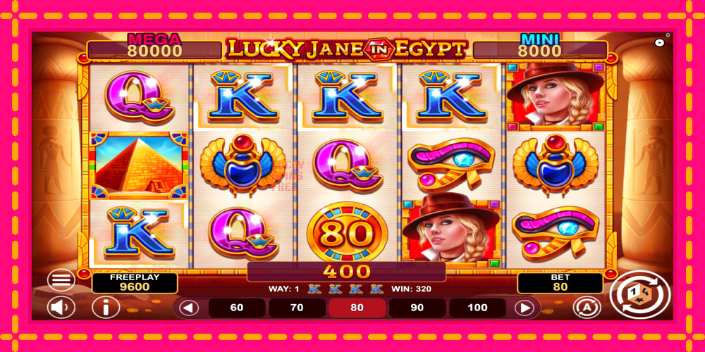 Lucky Jane in Egypt Hold & Win - thiết bị chơi game với phần thưởng độc đáo, hình ảnh 3