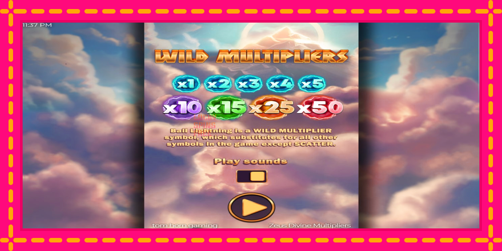 Zeus Divine Multipliers - thiết bị chơi game với phần thưởng độc đáo, hình ảnh 1