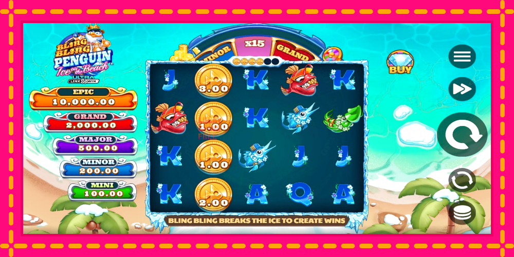 Bling Bling Penguin: Ice On The Beach - thiết bị chơi game với phần thưởng độc đáo, hình ảnh 3