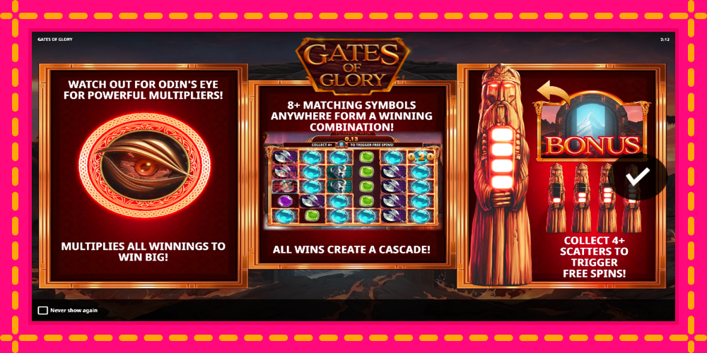 Gates of Glory - thiết bị chơi game với phần thưởng độc đáo, hình ảnh 1