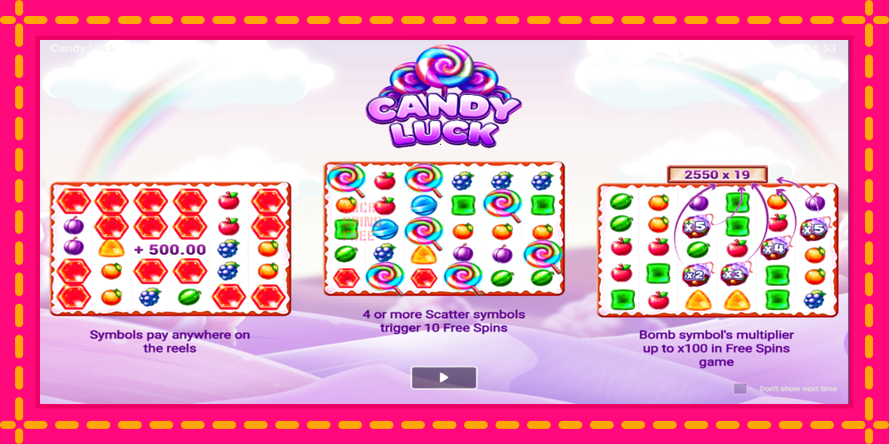 Candy Luck - thiết bị chơi game với phần thưởng độc đáo, hình ảnh 1