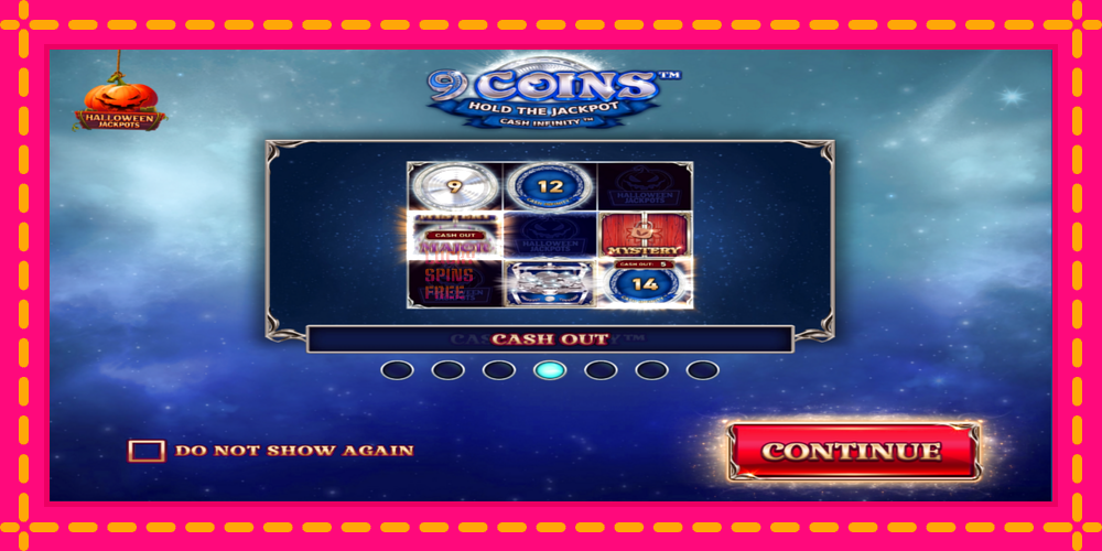 9 Coins Grand Platinum Edition Halloween Jackpot - thiết bị chơi game với phần thưởng độc đáo, hình ảnh 1