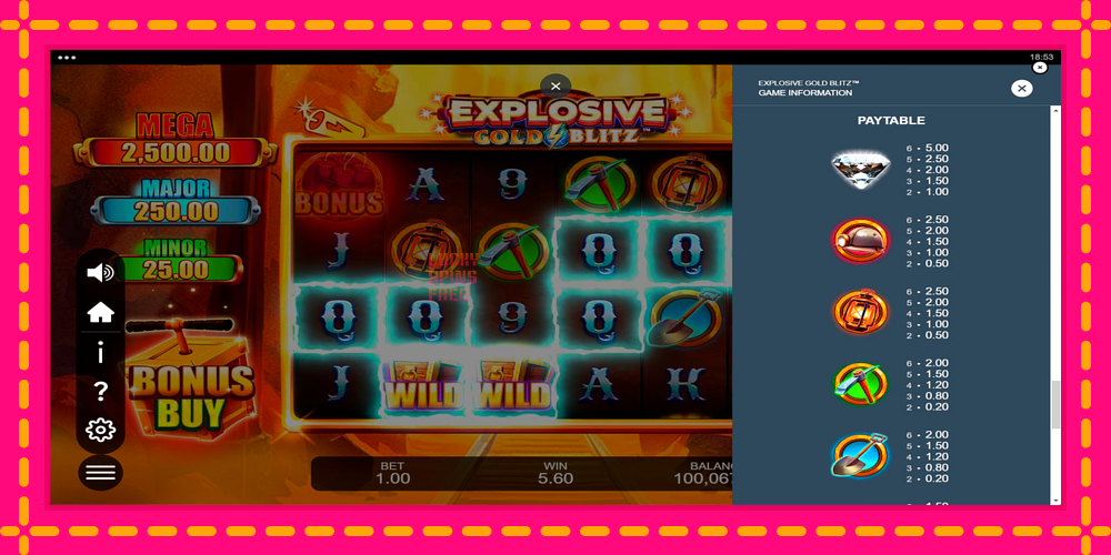 Explosive Gold Blitz - thiết bị chơi game với phần thưởng độc đáo, hình ảnh 6