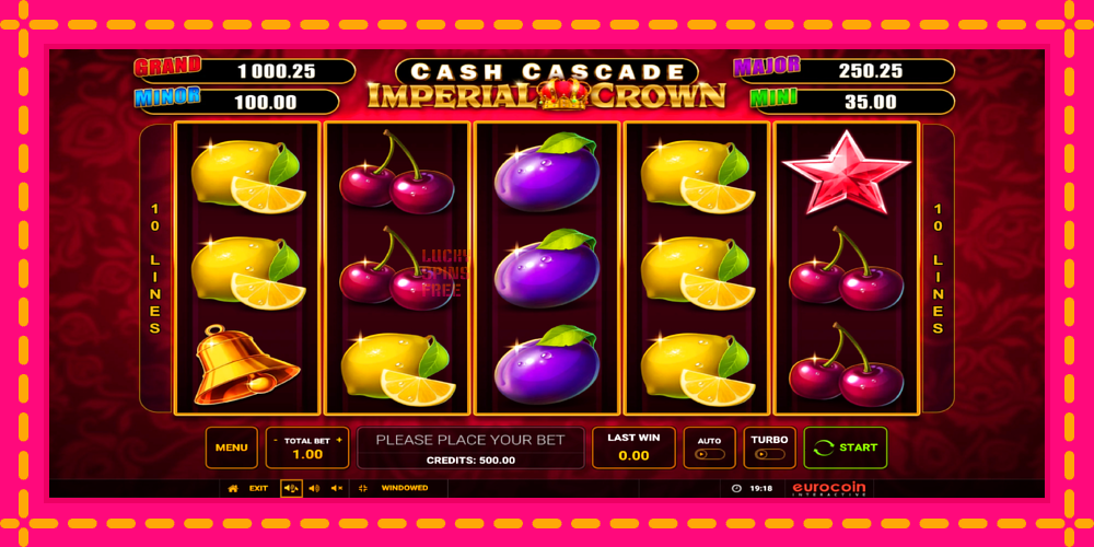 Cash Cascade Imperial Crown - thiết bị chơi game với phần thưởng độc đáo, hình ảnh 1