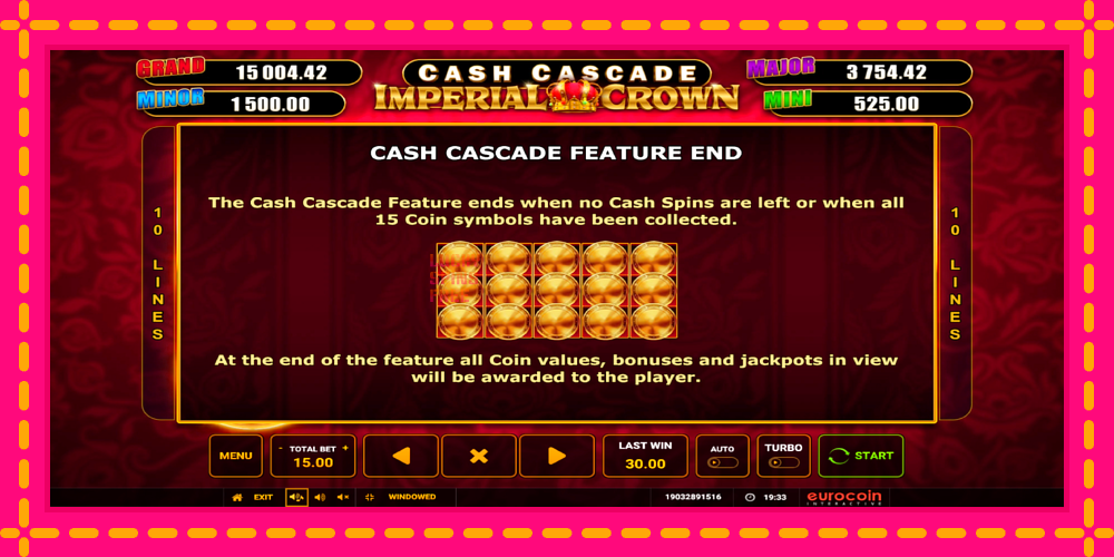 Cash Cascade Imperial Crown - thiết bị chơi game với phần thưởng độc đáo, hình ảnh 7