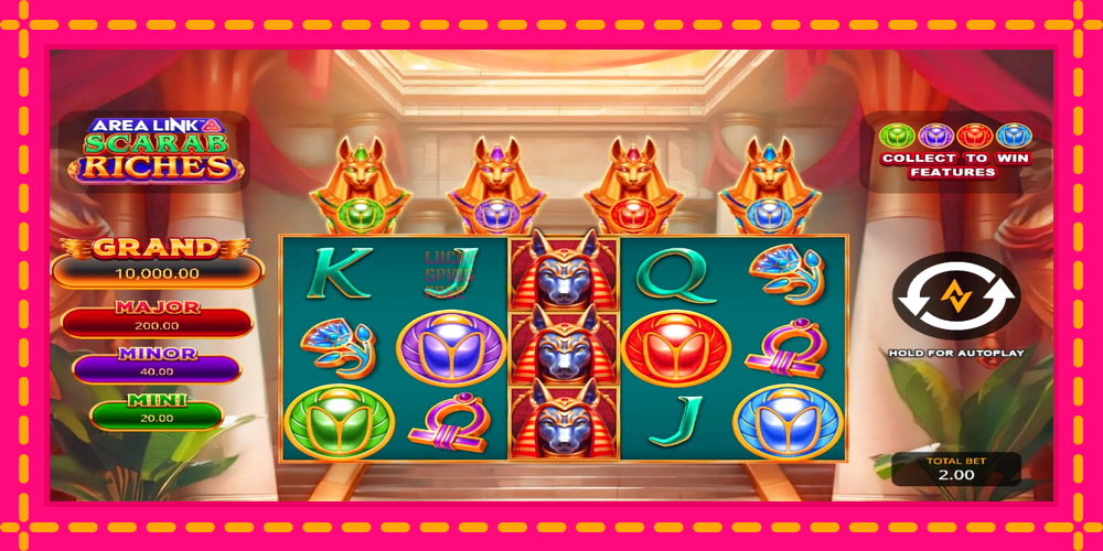 Area Link Scarab Riches - thiết bị chơi game với phần thưởng độc đáo, hình ảnh 1