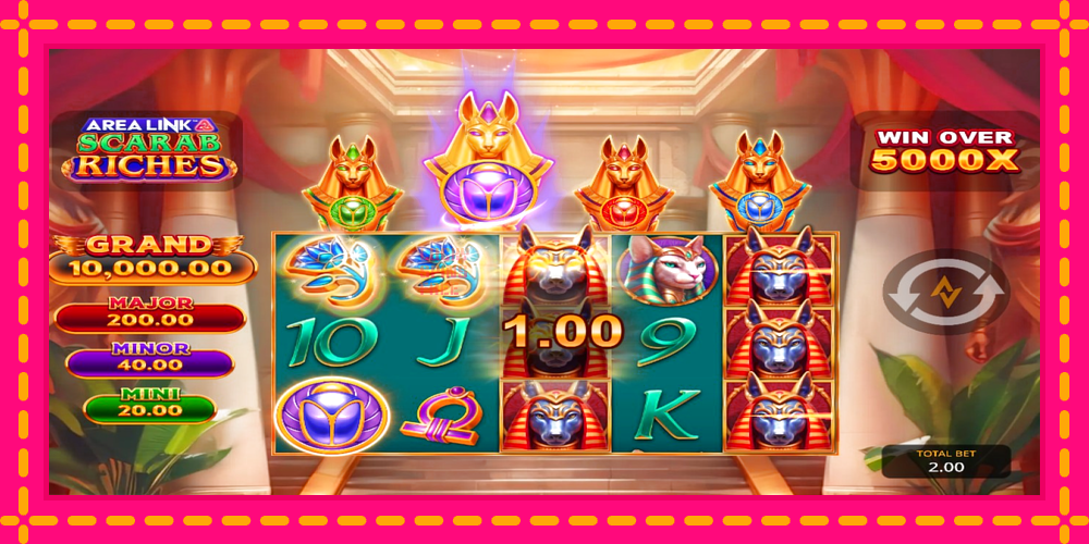 Area Link Scarab Riches - thiết bị chơi game với phần thưởng độc đáo, hình ảnh 3