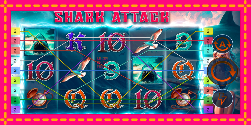 Shark Attack - thiết bị chơi game với phần thưởng độc đáo, hình ảnh 2